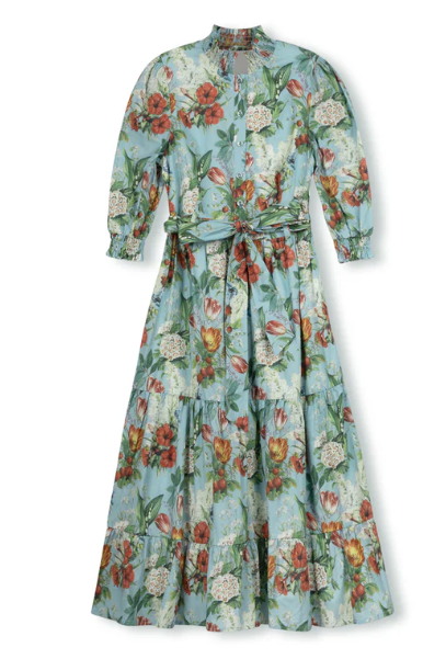 Minimal Fruit Floral Print Dress