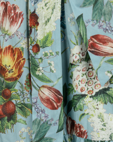 Minimal Fruit Floral Print Dress