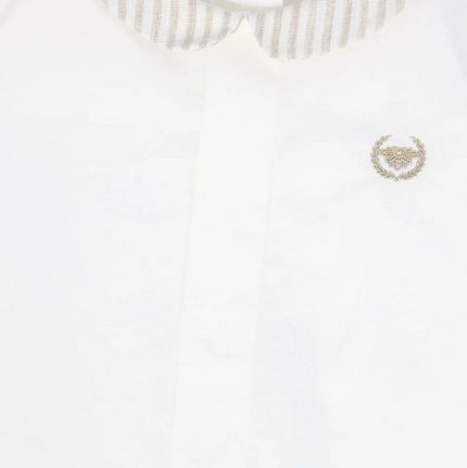 Le Bourdon Linen Collar Blouse