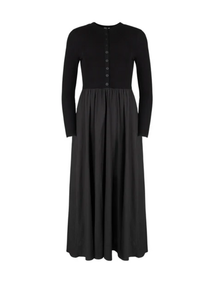 Point Mixed Poplin Dress SS26