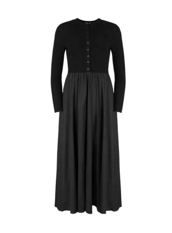 Point Mixed Poplin Dress SS26