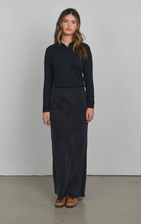 Point  Brushed Straight Skirt SS26