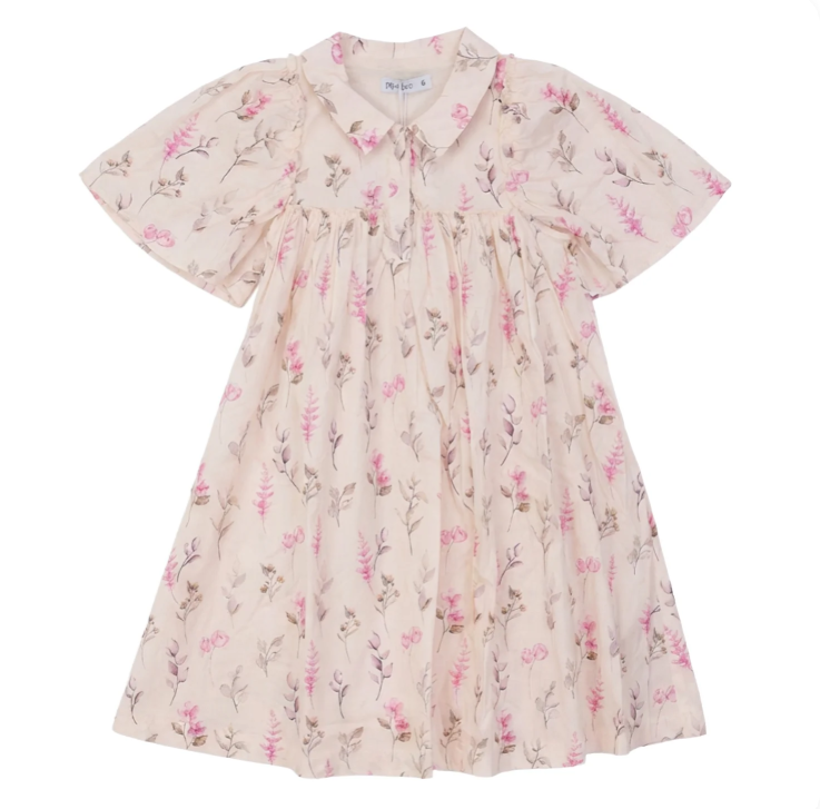 Pompome Floral Printed Dress