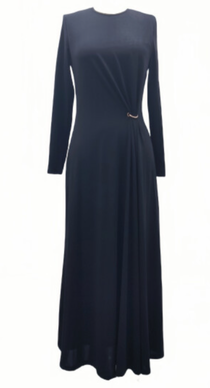 Side Gathered Flairy Dress