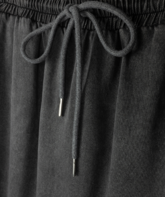 Clifford Chambray Elastic Waist Skirt