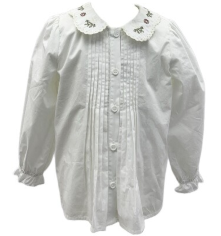 Pleat Front Swing Blouse