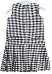 Plaid Button Detailed Jumper