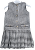 Plaid Button Detailed Jumper