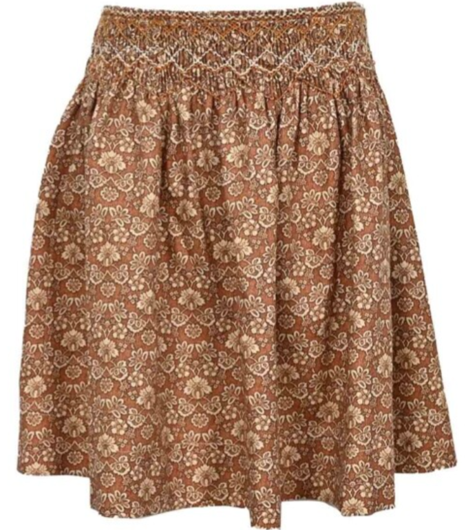 Harry Floral Printed Turtleneck and Skirt Set