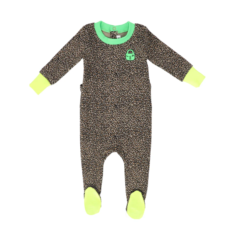 Little Parni Leopard Footie