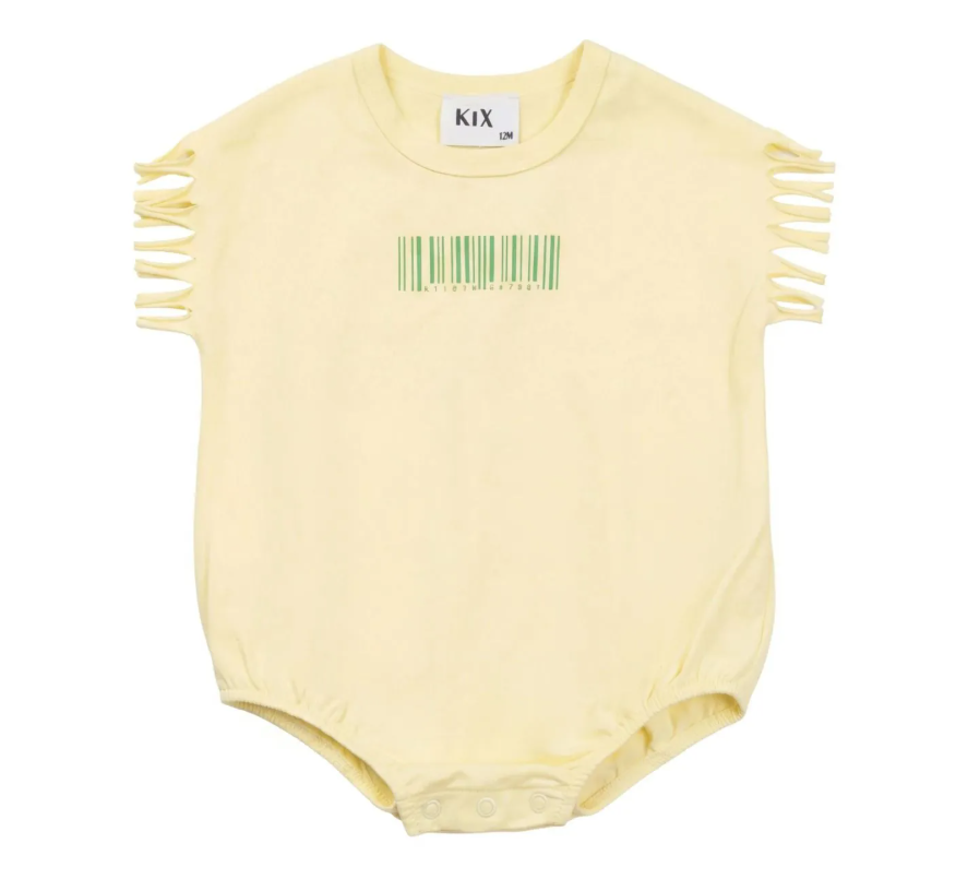 Kix Barcode Print Romper