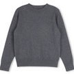 Letter Patch Crew Neck Sweater