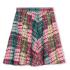 plaid textured skirt