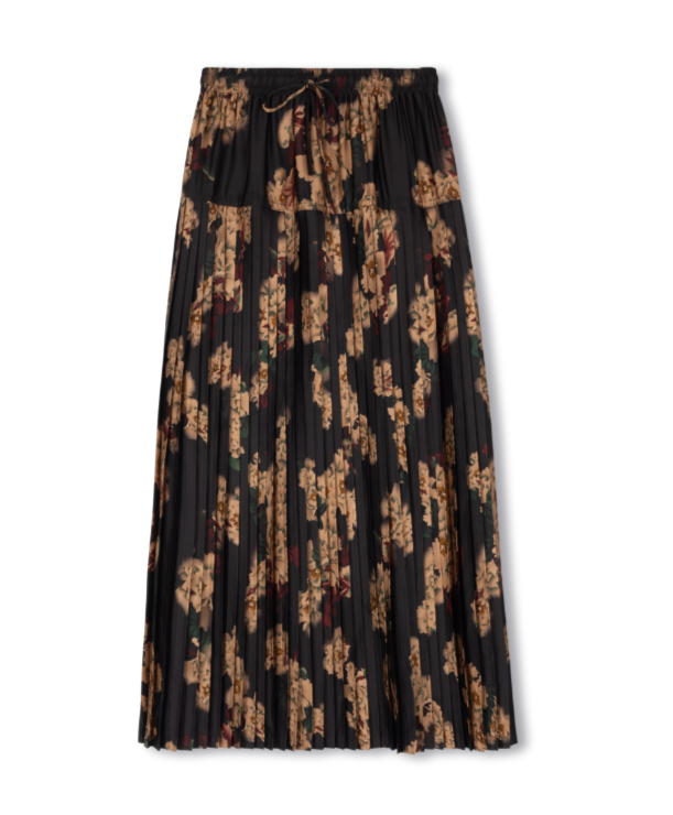 Danube Silk Print Skirt