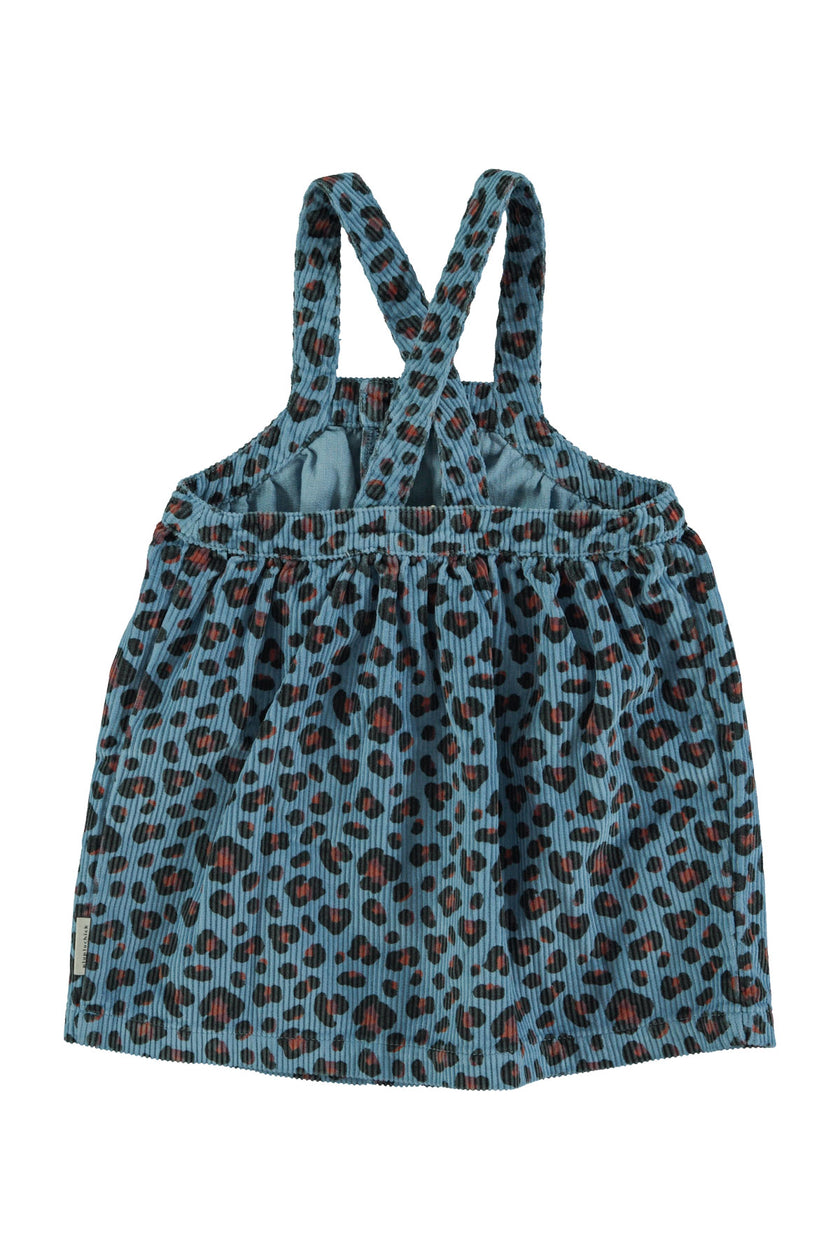 Blue Animal Print Dress