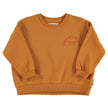 Camel Sweatshirt with apples farm print