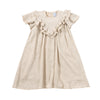 Linen Ruffle Dress