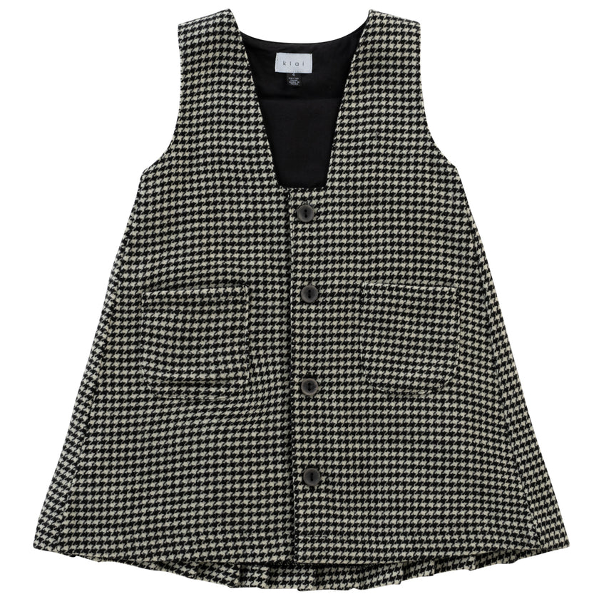 Pleat Houndstooth jumper