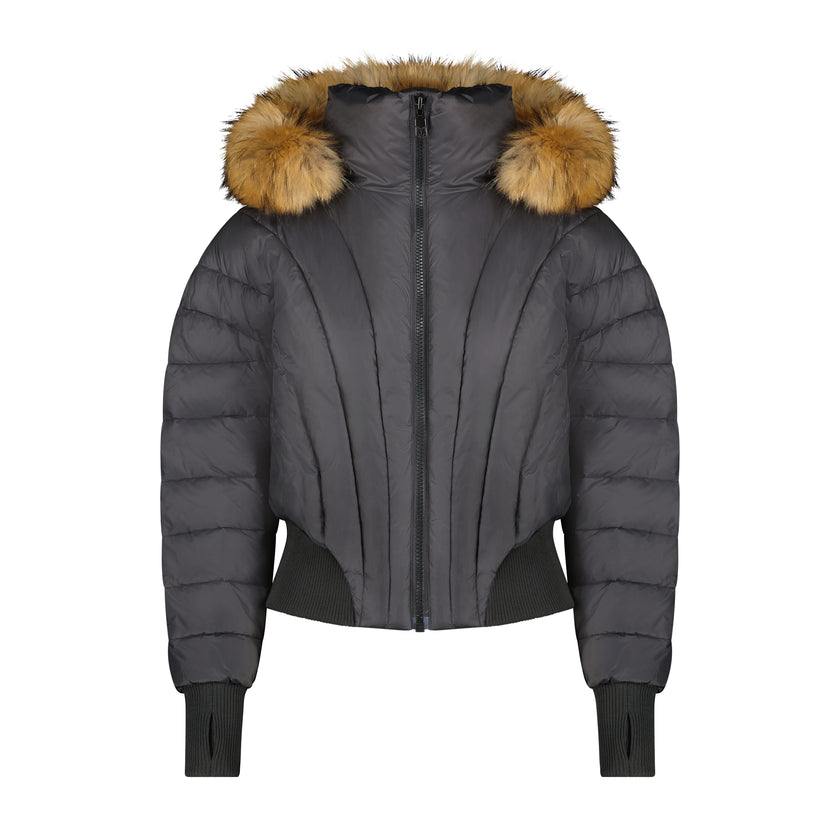 Teen Coat with Natural Fur