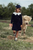 Textured Knit Collar Dress