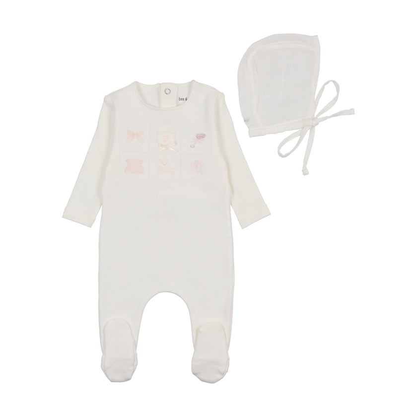 Take me Home Gingham Footie