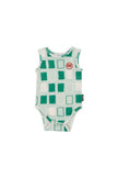 Loud Green Abstract Baby Romper