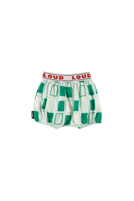 Loud Green Abstract Baby Bloomers