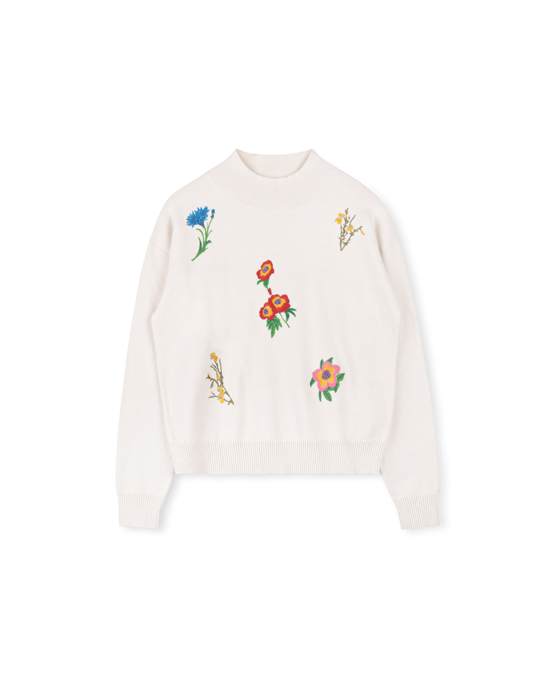 Manor Flower Turtleneck