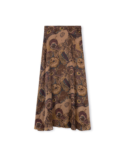 Chiffon Printed Maxi Skirt