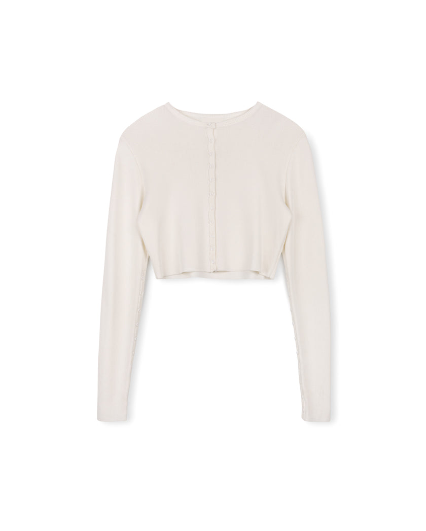 Knit Cropped Cardigan