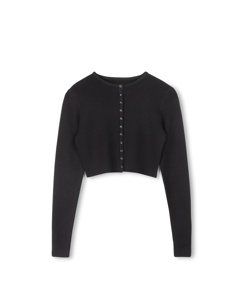 Knit Cropped Cardigan