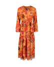 Floral Chiffon Maxi Dress