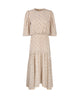 Chiffon Flower Printer Maxi Dress
