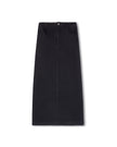Denim Straight Maxi Skirt
