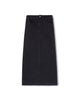 Denim Straight Maxi Skirt