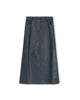 Alhama Leather Straight Maxi Skirt