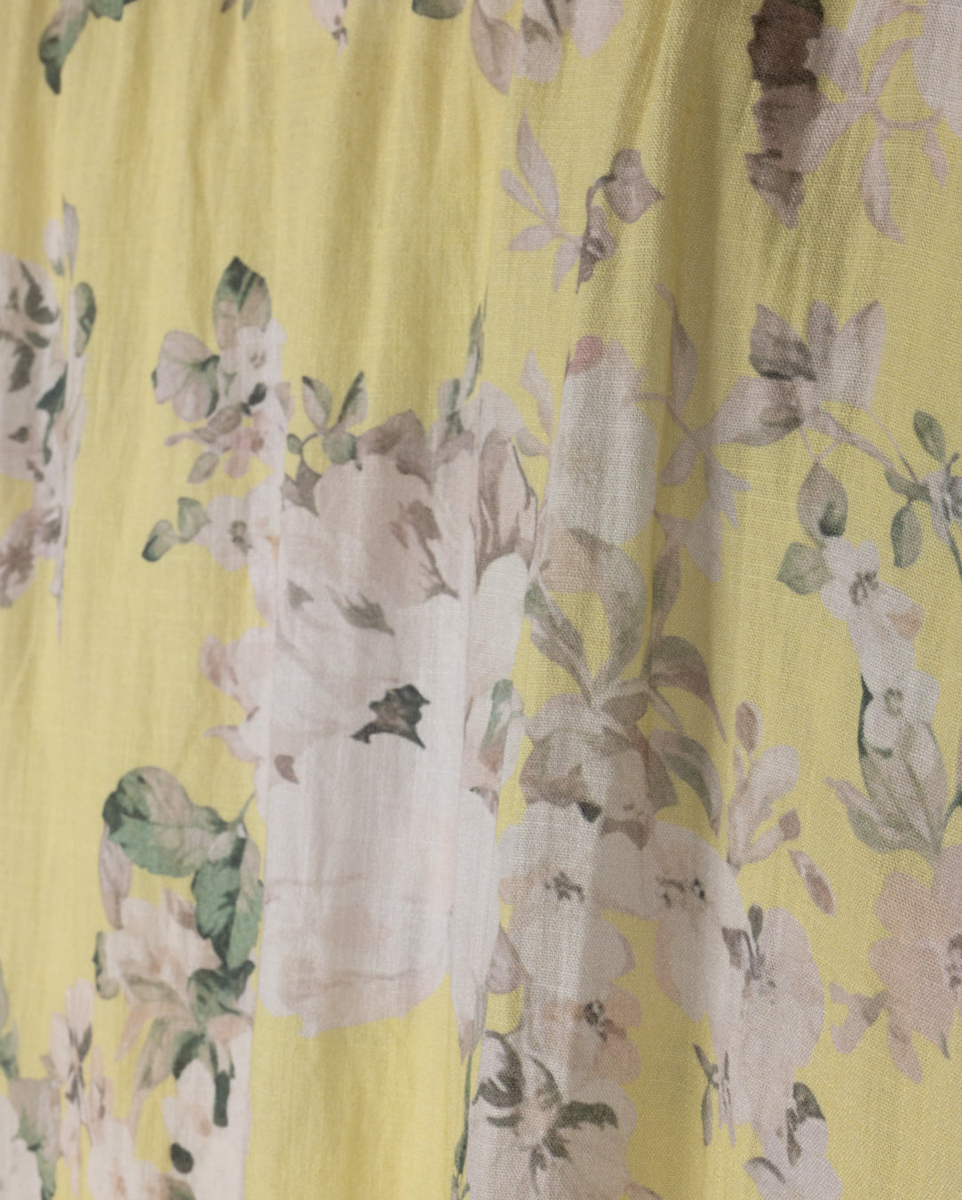 Nostalgia Kal Floral Linen Skirt