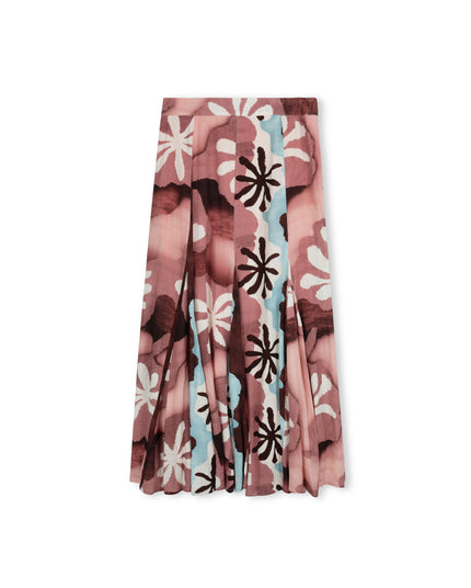 Shift Printed Maxi Flair Skirt