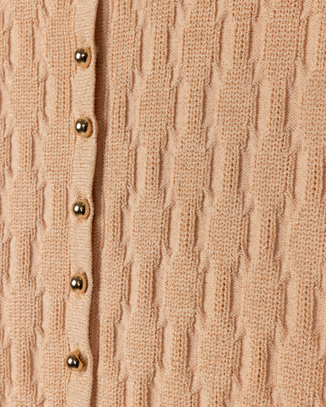 Begonia Metallic Squiggle Cardigan