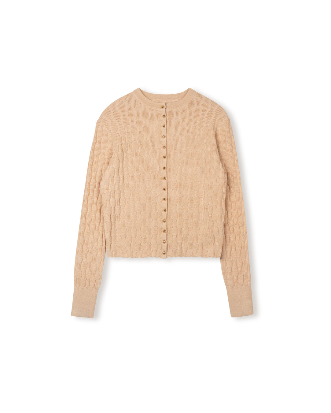 Begonia Metallic Squiggle Cardigan