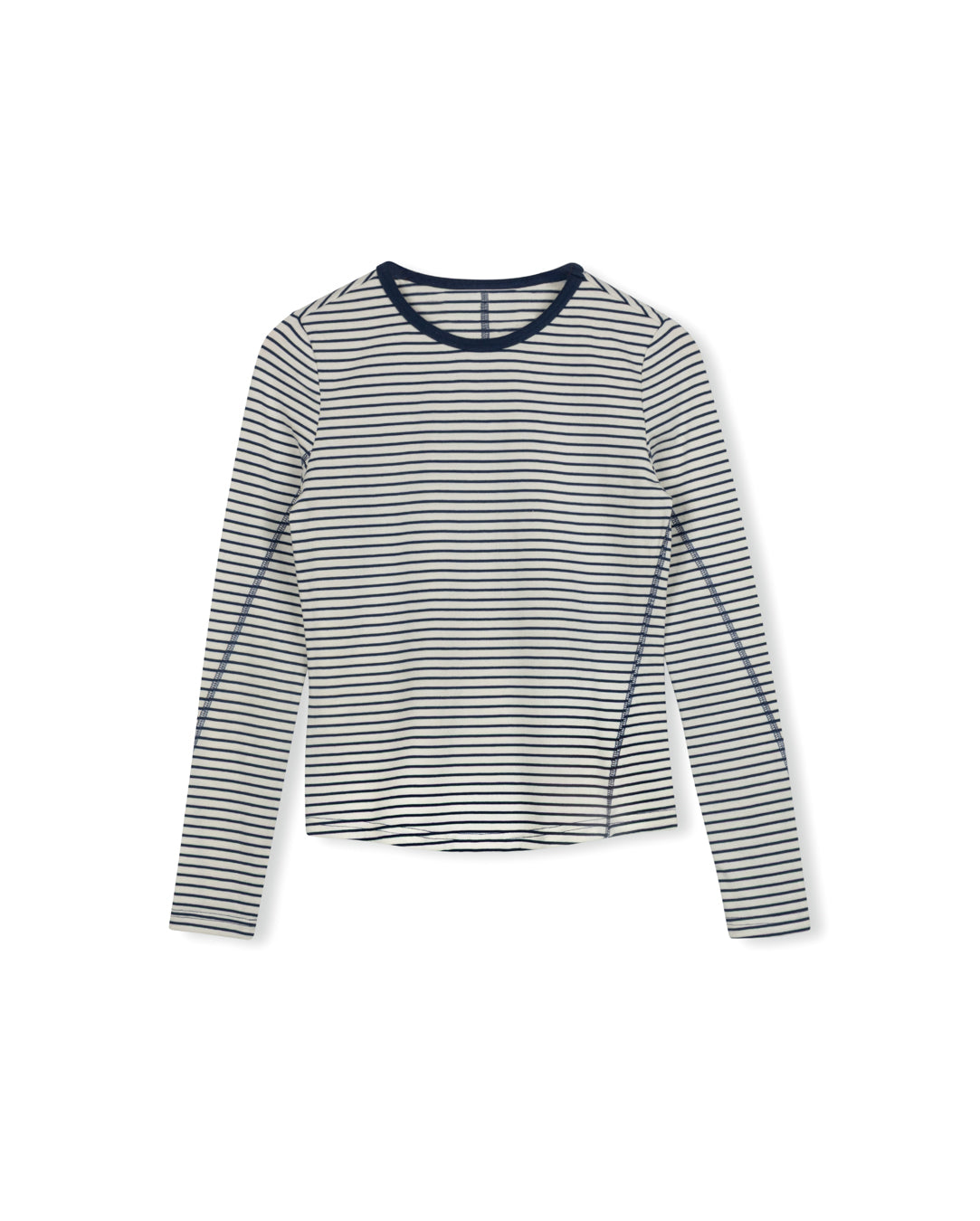 Striped Seam Detailed Tee