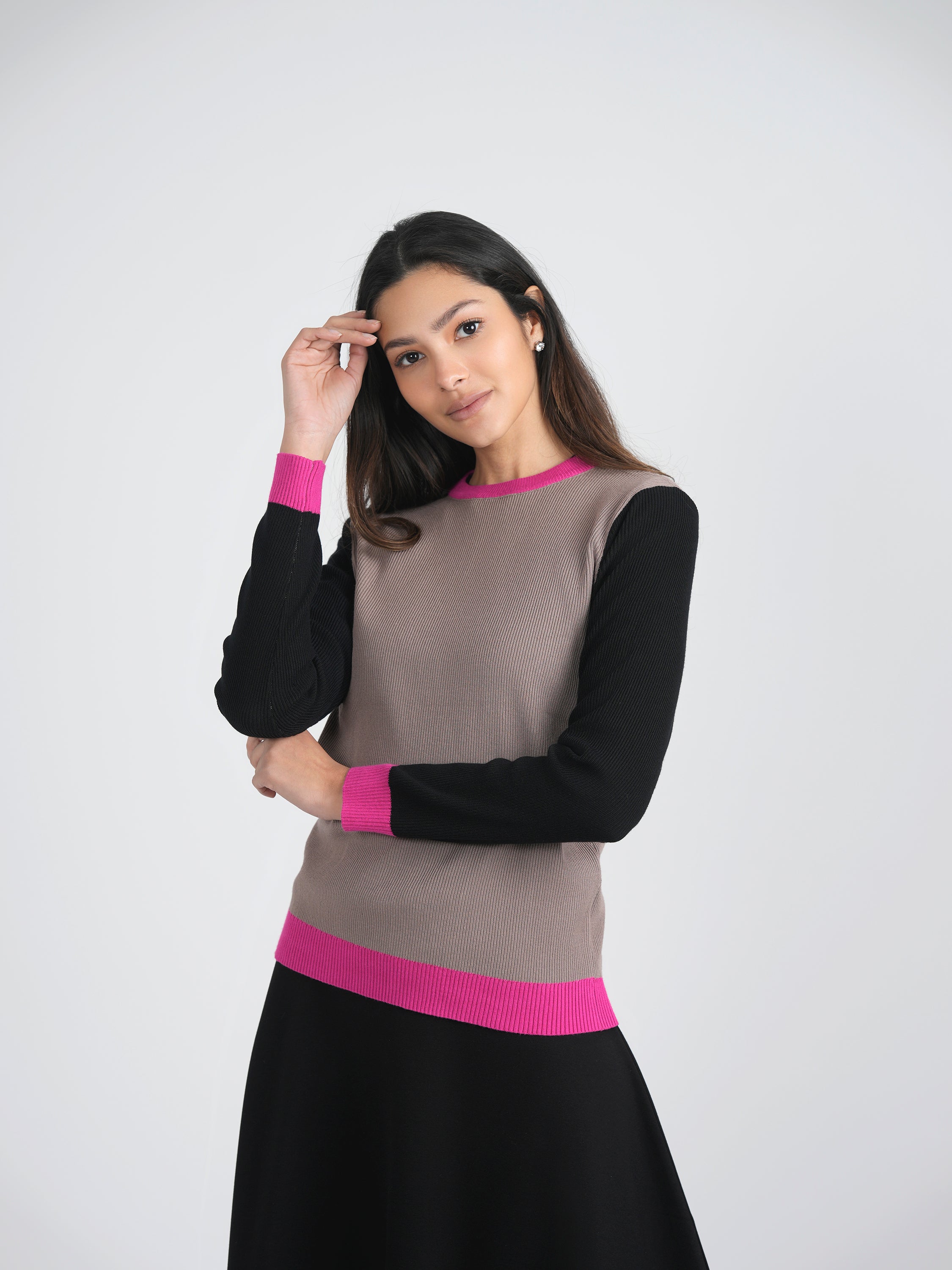 Color Block Sweater