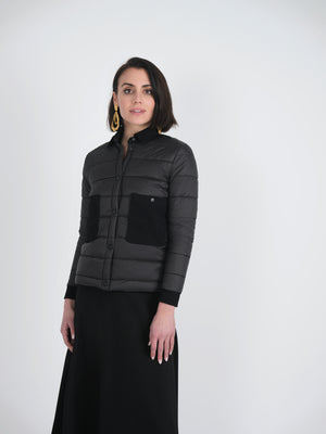 Quilted Technical Bomber Jacket