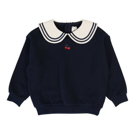 Embroidered Cherry Sweatshirt