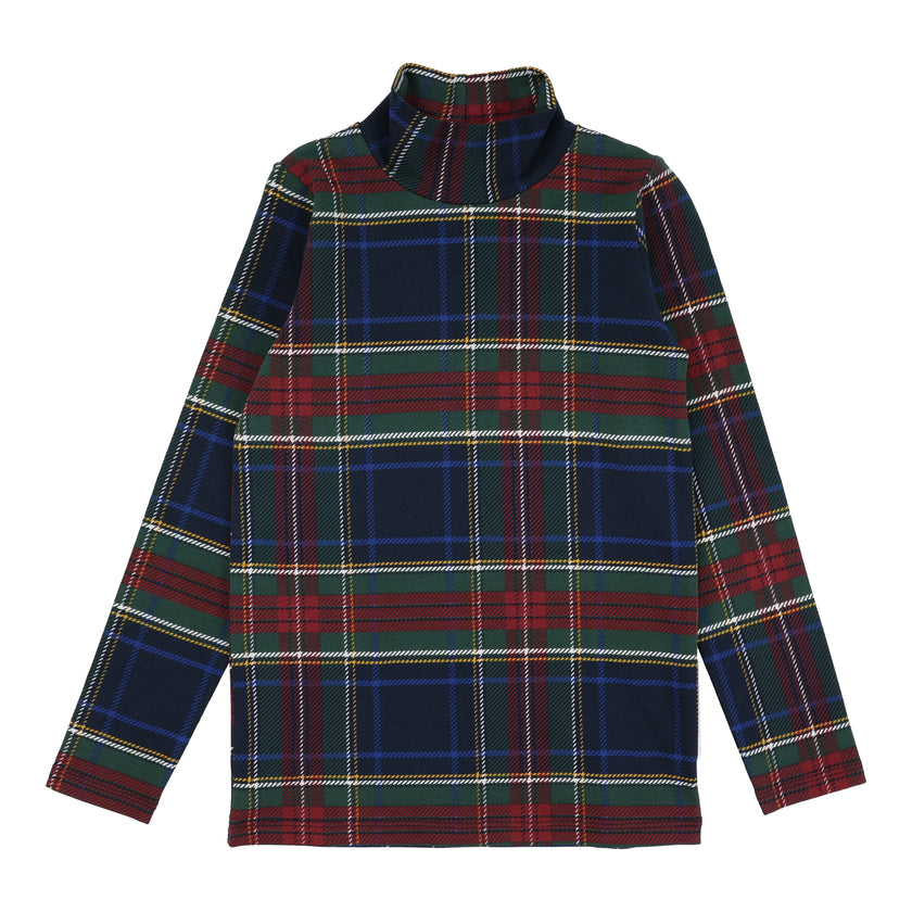 fw25 Plaid Mockneck