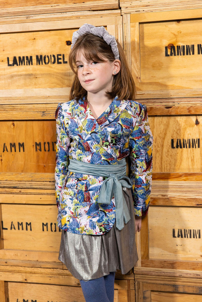 Metallic Bubble Skirt