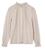 Point Ruffle Blouse