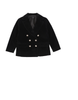 Velvet Double Breasted Blazer