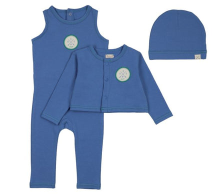 Lil Legs Boys Footie Set with Cardigan