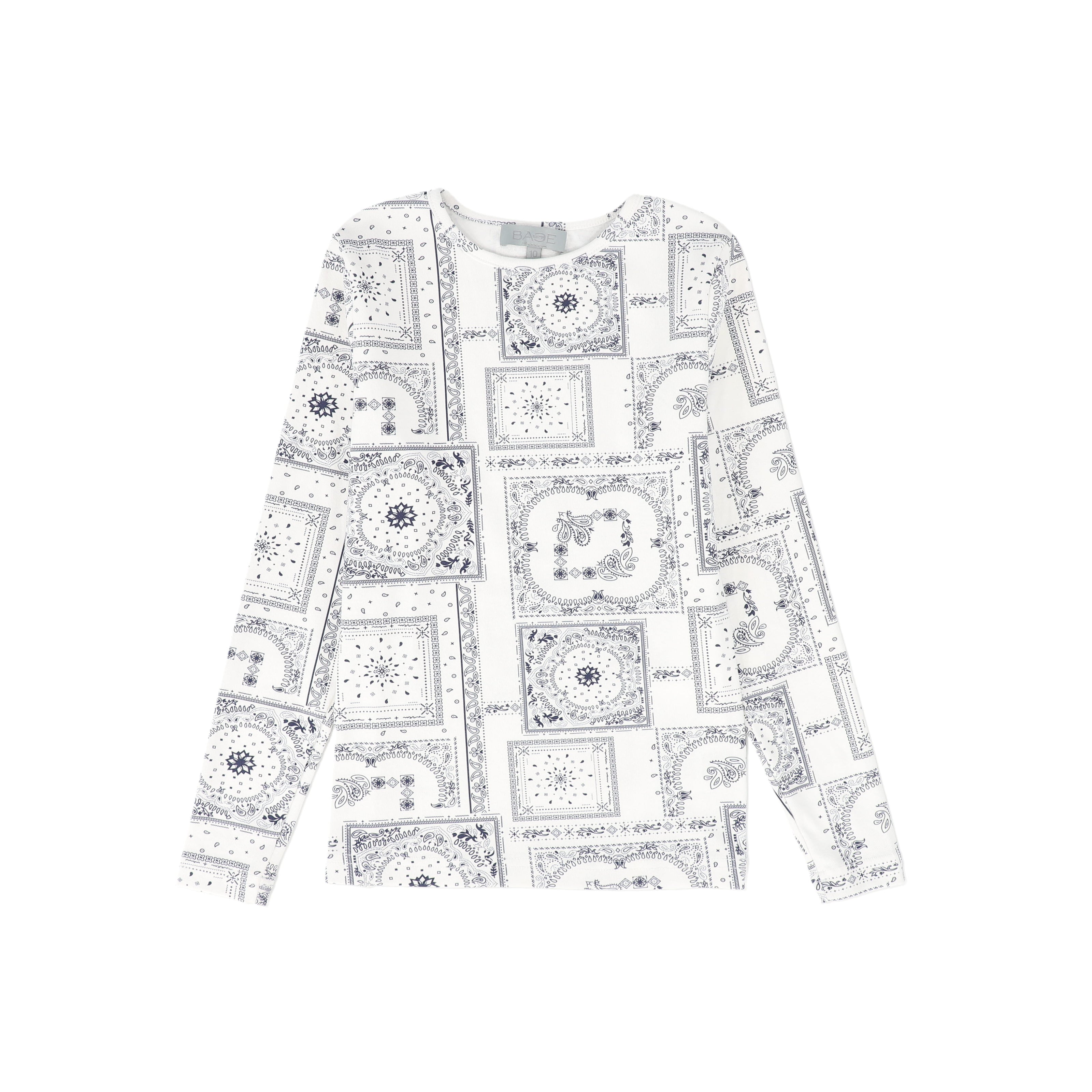 Paisely Handkerchief Print Tee